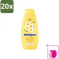 Schwarzkopf 20 flacons de shampooing "Chaque Jour" à la camomille - 400 ml - Pack économique - 20 pièces