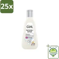 Guhl 25 flacons de shampooing réparateur Panthenol+, 250 ml - Lot de 25 pièces