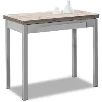 Dripio Table pliante, plateau laminé,Reproduction Amundsen, 90x50 cm