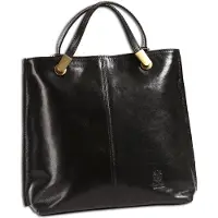 Toscanto Sac à bandoulière pour femmes , modèle sac à dos, en cuir, couleur noire, référence OTT885SS1