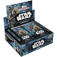 Topps Boîte de collection Chrome Star Wars, édition 2026, en anglais