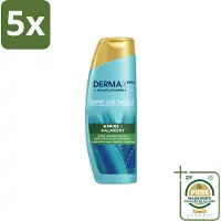 Head & shoulders 5 x Shampooing anti-pelliculaire DermaXPro , formule apaisante, 225 ml - Pack économique - 5 pièces