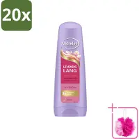 Unilever 20 x Après-shampooing Andrélon Levendig Lang - 200 ml - Pack économique - 20 pièces