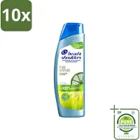 Head & shoulders 10 flacons de shampooing antipelliculaire Pure Intense, contrôle de l'excès de sébum, 250 ml - Lot de 10