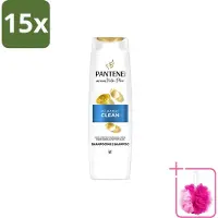Pantene 15 flacons de shampooing Pro-V Classic Clean, 400 ml, lot économique - 15 pièces