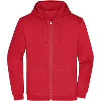 James & nicholson Veste sweat classique avec capuche red, taille M