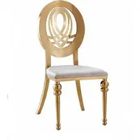 AEA Stuhl 1x Ess Zimmer Stühle Sessel Edelstahl Design Möbel Metall Stahl Lehnstuhl