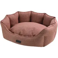 Nobby Lit de confort ovale "ANDA" rouge 86 x 70 x 24 cm
