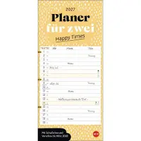 Sonstige Verlage Agenda décoratif Happy Times 2027