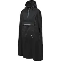 Trespass Qikpac Poncho de pluie unie à capuche TP422 (L) (Noir)