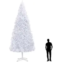 vidaXL Sapin de Noël artificiel 500 cm blanc