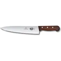 Victorinox 5.2000.25g Couteau Éminceur/Cuisine, Lame 25 Cm Inox, Manche Palissandre, En Boîte Cadeau.