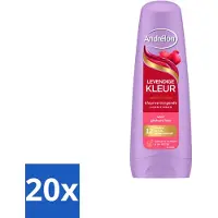 Unilever 20 x Après-shampooing Andrélon, couleur vibrante - 200 ml - Pack économique - 20 pièces