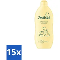 Zwitsal 15 flacons de shampooing pour bébé à l'huile de coco - 700 ml - Pack économique - 15 pièces