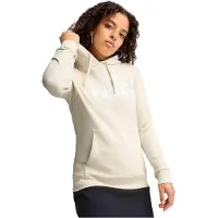 Puma Sweat de sport 'Ess No. 1' blanc / blanc cassé