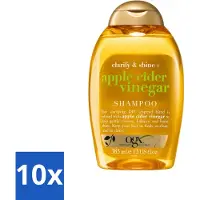OGX - Vinaigre de cidre - Shampooing - Clarification + brillance - 385 ml - Pack avantage - 10 pièces