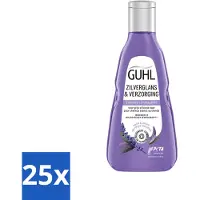 Guhl - Shampooing - Brillance argentée & soin - 250 ml - Pack avantage - 25 pièces