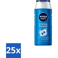 Nivea 25 x Shampoo MEN Strong Power - 250 ml - Pack économique - 25 pièces