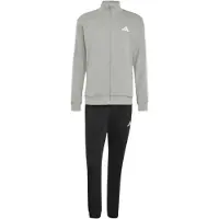 Adidas Survêtement gris chiné / noir / blanc