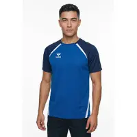 Hummel T-Shirt fonctionnel 'Lead 2.0' marine / gentiane / blanc