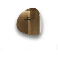 Artforma Décoratif Miroir mural irrégulier avec éclairage 54x54 cm | LED couleur : 3000K | JAJ221