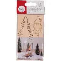 Dripio Ensemble de 2 pièces en bois à emboîter, Kabouter, 8,4 cm, 6 cm de diamètre, couleur naturelle