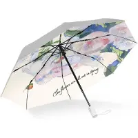 Sonstiges Parapluie automatique pliable, résistant au vent et à l'eau, avec protection UV, idéal pour les voyages