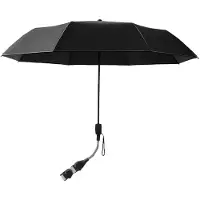 Sonstiges Parapluie pour chaise, pivotant à 360°, noir, en polyester et en caoutchouc