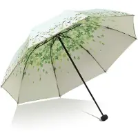 Sonstiges Parapluie pliant, protection solaire LSF 50+, protection UV, résistant au vent, double couche, vert, grand format, design classique