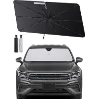 Sonstiges Pare-soleil pliable pour pare-brise, protection UV, compatible avec VW Tiguan 3 (modèles 2024 et 2025), tissu anti-froissement