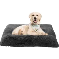 Sonstiges Matelas pour chien, panier pour chat, canapé pour chien, coussin pour chien, corbeille pour chien, tapis pour chien, dimensions 140x110x12 cm, gris foncé, lavable, antidérapant