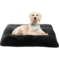 Sonstiges Matelas pour chien, panier pour chat, canapé pour chien, coussin pour chien, corbeille pour chien, tapis pour chien, lavable, 120x90x10 cm, noir