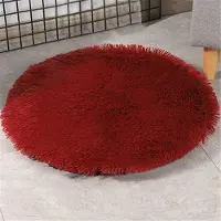 Sonstiges Tapis pour chien, lit pour animal de compagnie, en peluche douce, couleur rouge, diamètre 60 cm