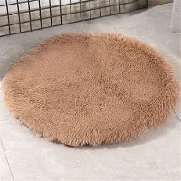 Sonstiges Tapis pour chien, lit pour animal de compagnie, en peluche douce, lavable, 40 cm, couleur camel
