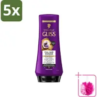 GLISS 5 x Après-shampoing Full Hair Wonder - 200 ml - Pack économique - 5 pièces