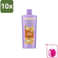 Unilever 10 flacons de shampooing Andrélon Oil & Care pour cheveux secs et crépus, 685 ml - Pack économique - 10 pièces