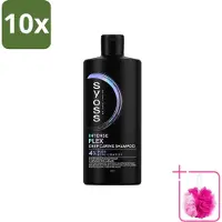 Syoss 10 flacons de shampooing Intense Plex - Réparation intense pour les cheveux abîmés - 440 ml - Pack économique - 10 pièces
