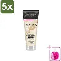 John Frieda 5 x Après-shampooing réparateur Blonde+ de - 250 ml - Lot de 5