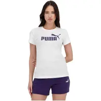 Puma T-shirt ESS No. 1 Logo "Blanco" pour Femme