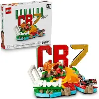 LEGO Editions 43012 Cristiano Ronaldo, Best Of, Jeu des 10 ans, Décoration de Chambre
