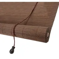 Sonstiges Store enrouleur occultant en bambou, dimensions 50 x 120 cm, couleur marron foncé