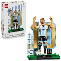 LEGO Lionel Messi Légende du Foot, Jeu de Construction 10+ Ans, Décoration Chambre Enfant, Éditions 43015