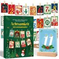 Dripio Calendrier de l'Avent de pleine conscience 2025, cartes de pleine conscience, cadeau