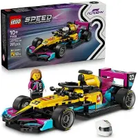 LEGO Speed Champions Voiture de Course F1 ACADEMY 77258, Jeu de Construction, 10+ Ans