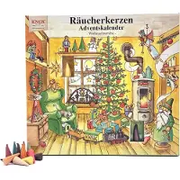 Dripio Calendrier de l'Avent avec 24 bâtonnets d'encens, parfums de Noël, dimensions : 1,5 x 26 x 24 cm