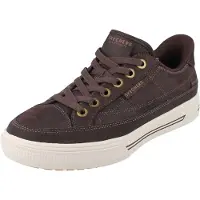 SKECHERS Slip-ins Arch Fit Arcade, baskets pour hommes, couleur marron, matière textile - Taille : 41