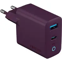 Forever Chargeur Vibe-TC45AC GaN PD QC, 1 port USB-C, 1 port USB, 45W