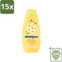 Schwarzkopf 15 flacons de shampooing "Chaque Jour" à la camomille - 400 ml - Lot de 15