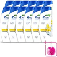 Head & shoulders 12 flacons de shampooing , parfum agrumes, format 250 ml, lot de 12