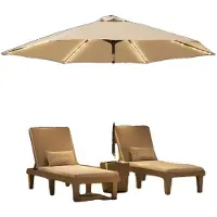 OEM Parapluie de grande taille, mécanisme de réglage inclinable, protection UV, blanc